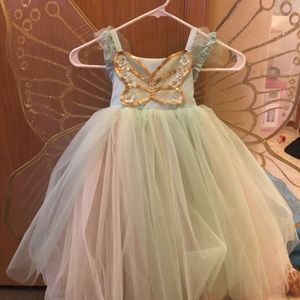 Pottery barn mint fairy princess costume 3T